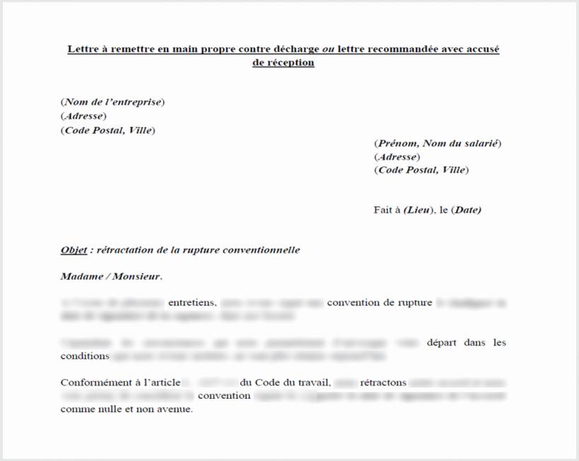 lettre de rupture contrat assistance maternelle
