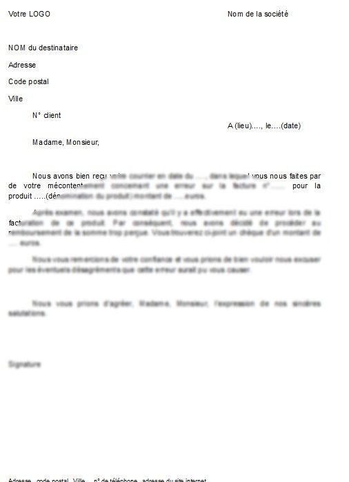 lettre de surendettement gratuite