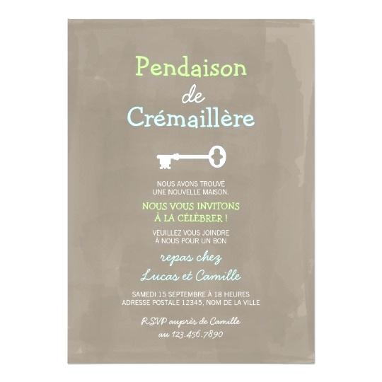 lettre invitation cremaillere