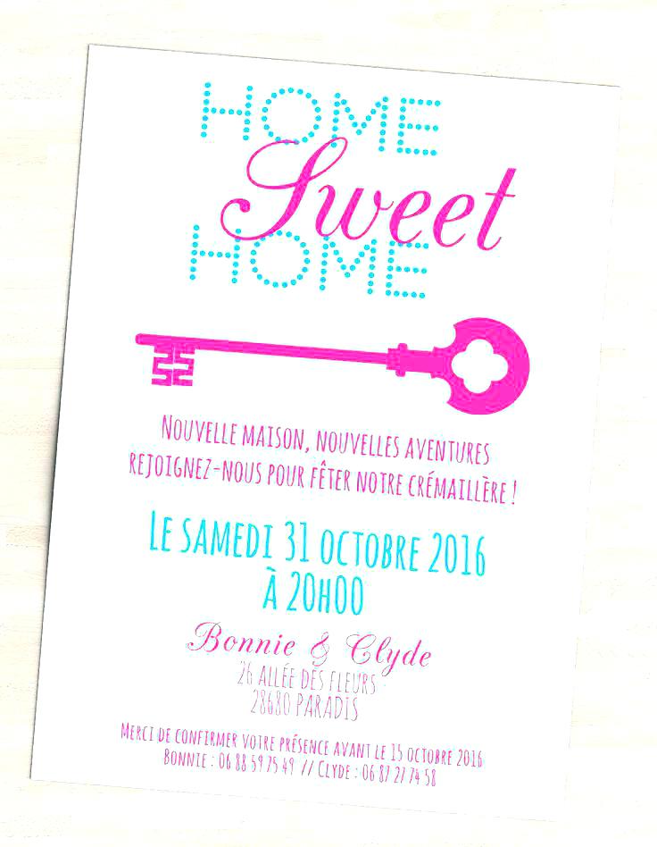 lettre invitation cremaillere