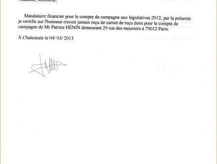 lettre justifiant le domicile