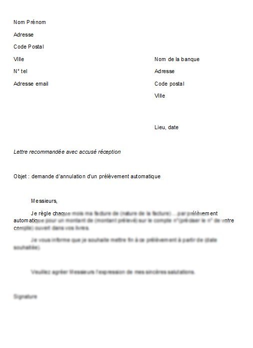 lettre logement