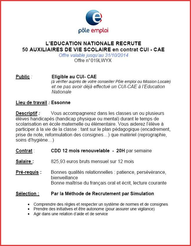 lettre motivation cui