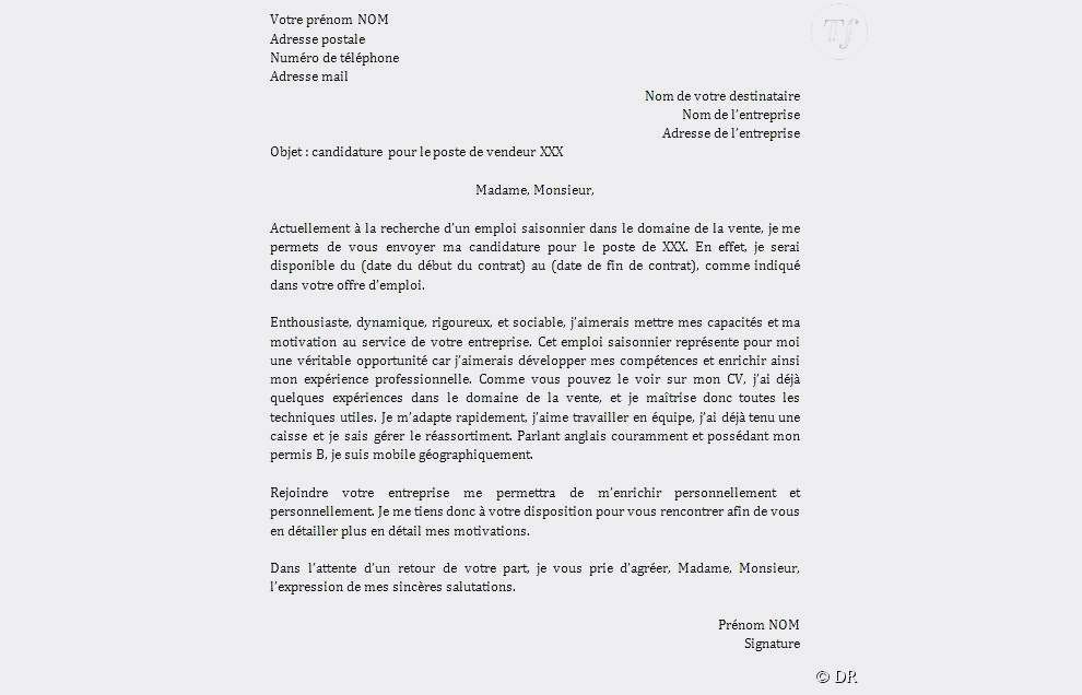 lettre motivation emploi banque