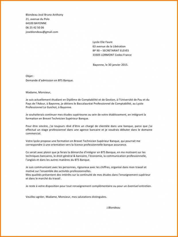 lettre motivation emploi banque