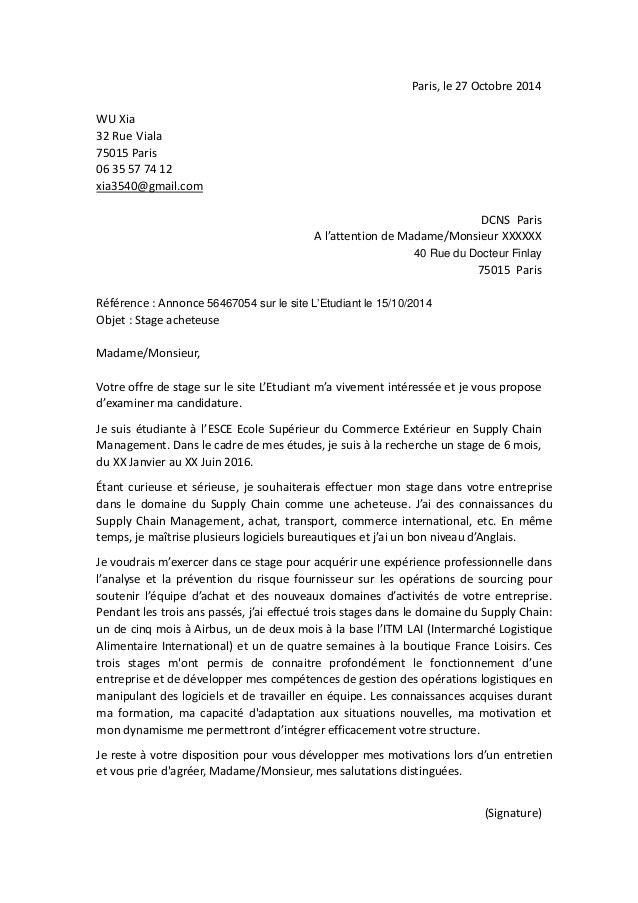 lettre motivation ingenieur reseau