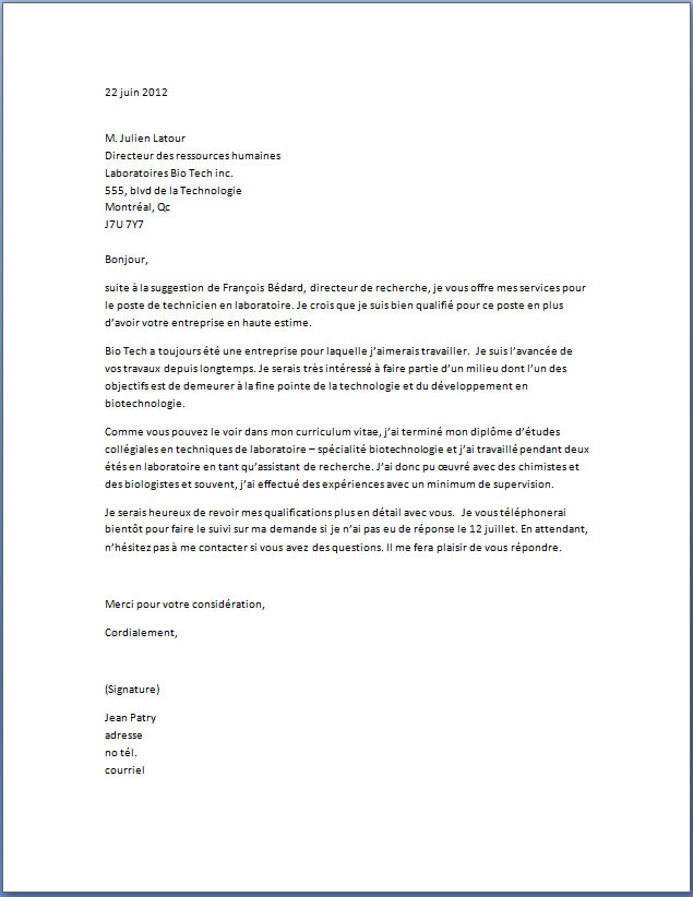 lettre motivation stage graphiste