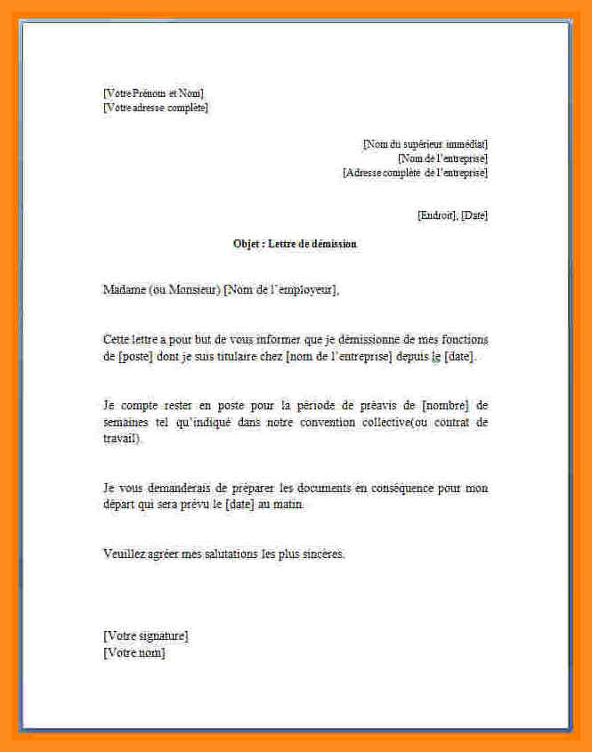 lettre officielle modele gratuit