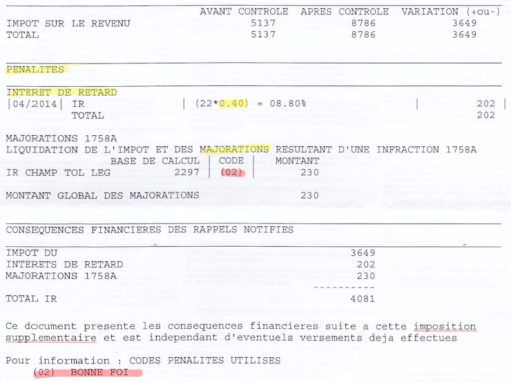 lettre penalite de retard