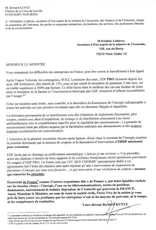 lettre penalite de retard