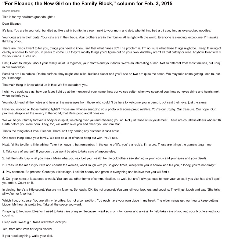 lettre pour annoncer une grossesse