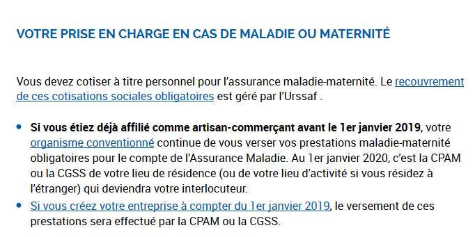 lettre pour assurance maladie
