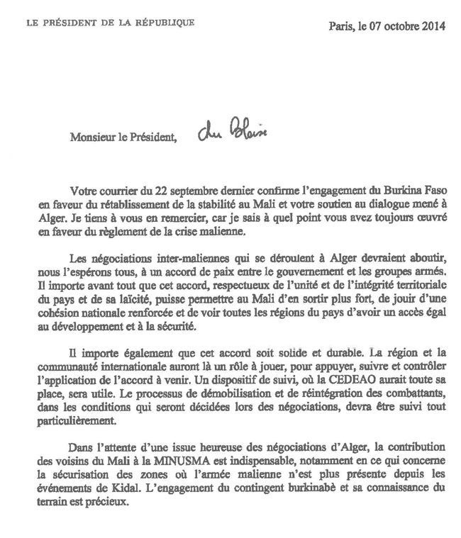 lettre pour demander une faveur