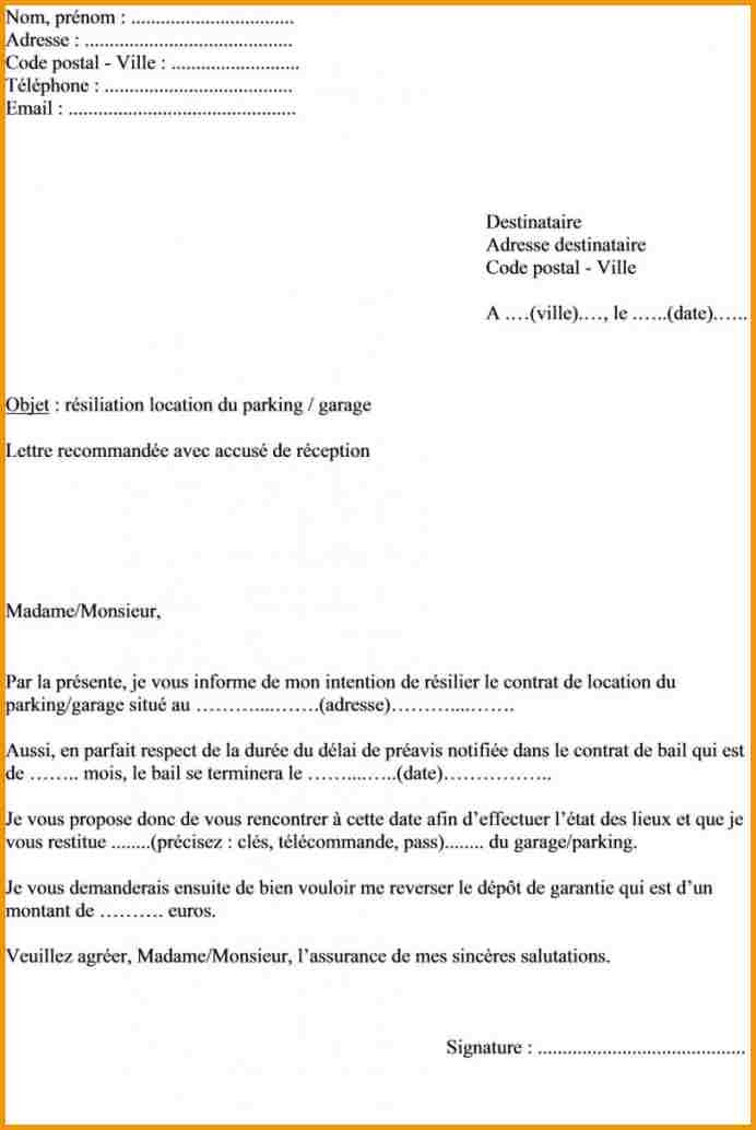 lettre pour location