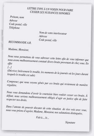 lettre pour prevenir d'une fete