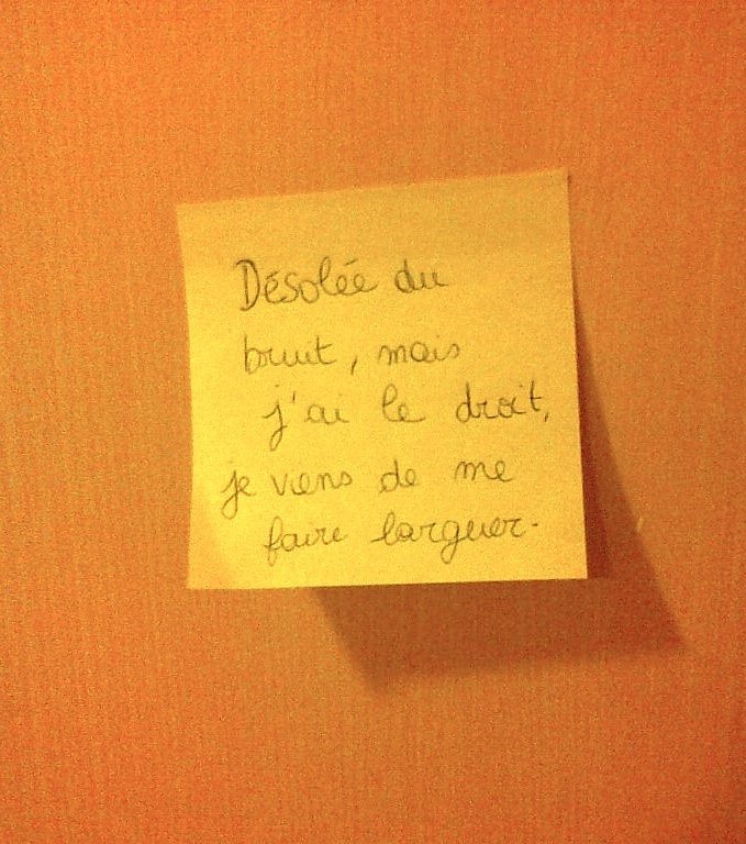 lettre pour s'excuser du bruit