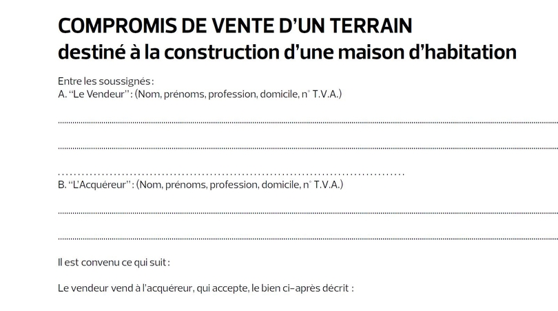 lettre promesse de vente immobilier