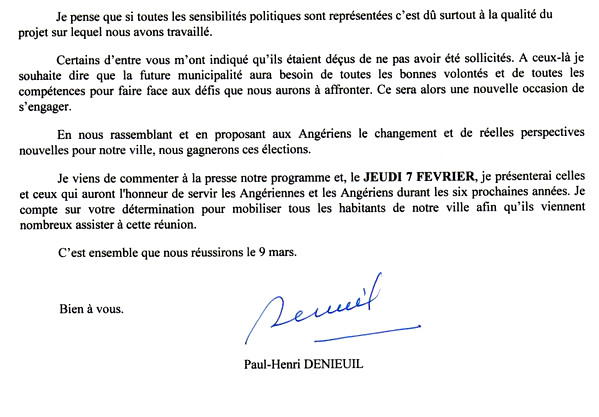 lettre remerciement exemple