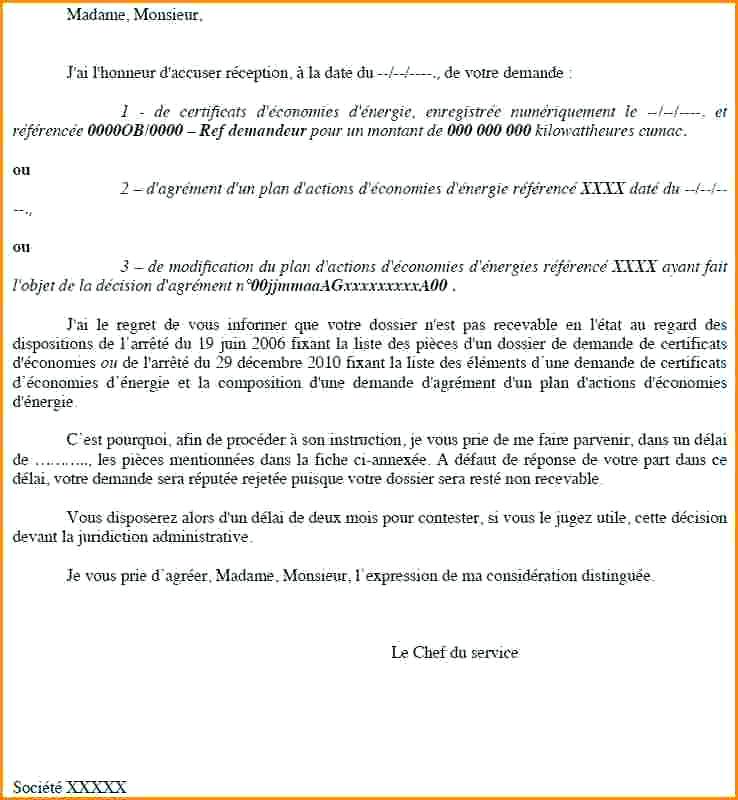 lettre reponse devis