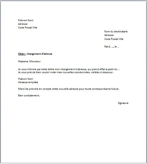 lettre resiliation apl