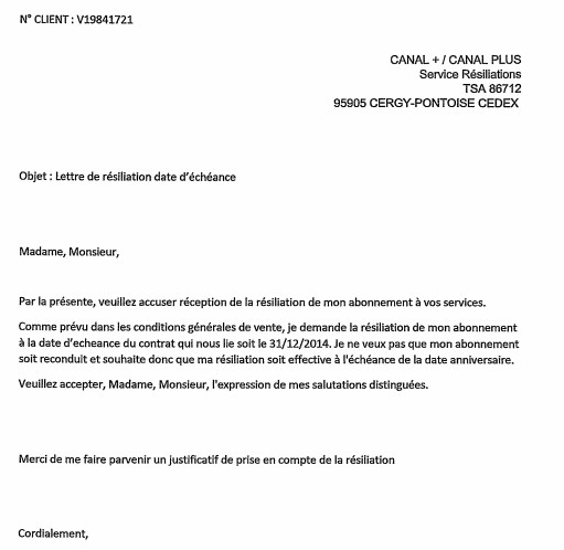 lettre resiliation fermage