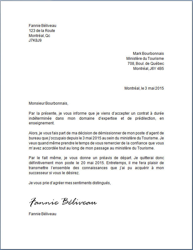 lettre rupture cdd pour cdi