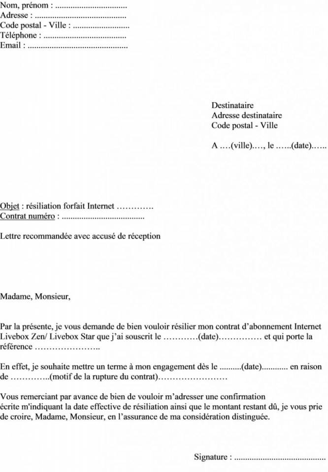 lettre rupture contrat assurance habitation