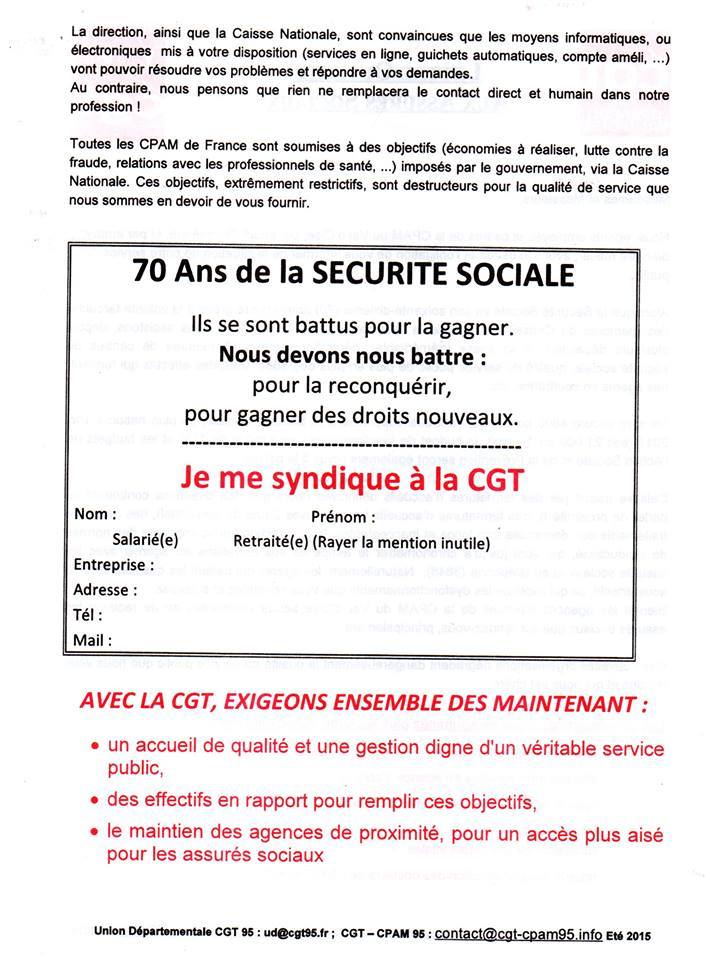 lettre securite sociale