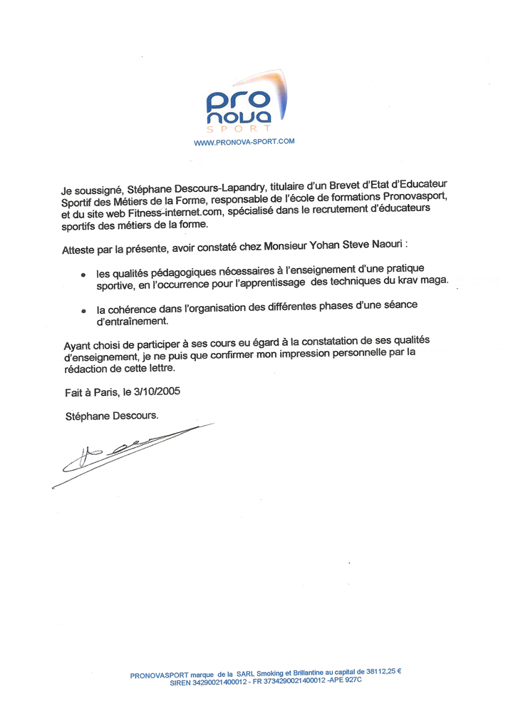 lettre sportive
