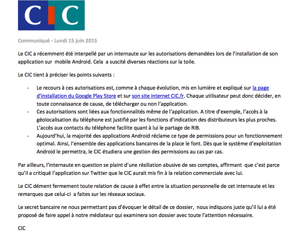 lettre transfert compte