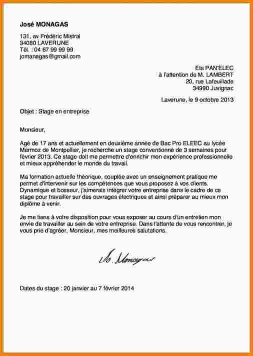 lettre type courrier