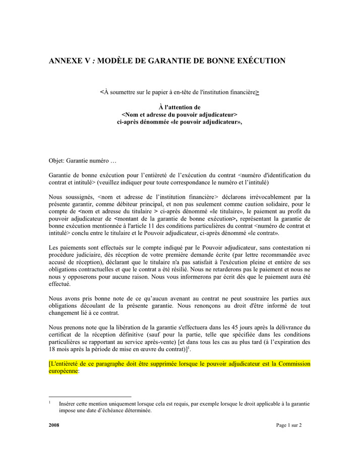 lettre type garantie decennale