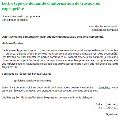 lettre type garantie decennale