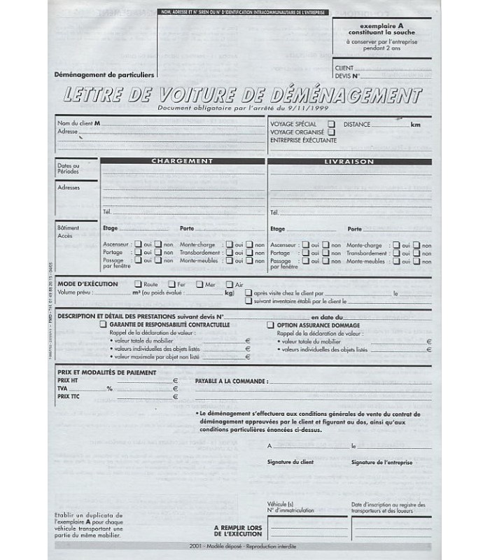 lettre type pour demenagement
