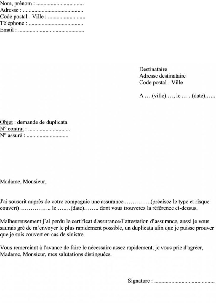 lettre type pour non paiement de salaire
