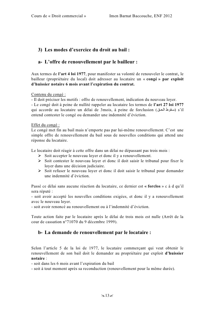 lettre type resiliation de bail colocation