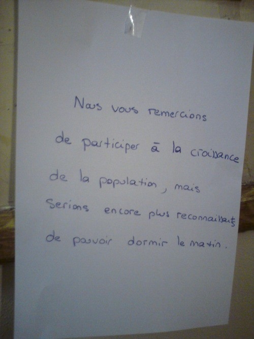 lettre type voisinage bruit