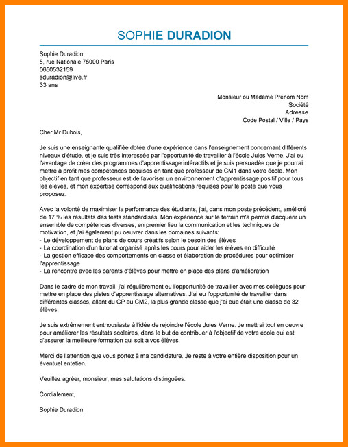 lettres de motivation ingenieur