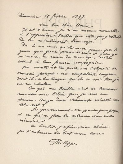 lettres de protestation