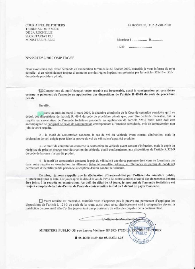 lettres de reclamation de paiement