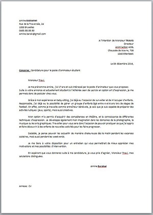 lettres professionnelles