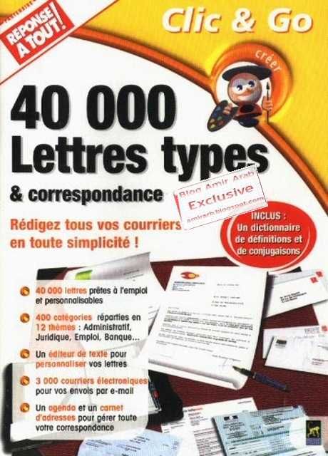 lettres types correspondance