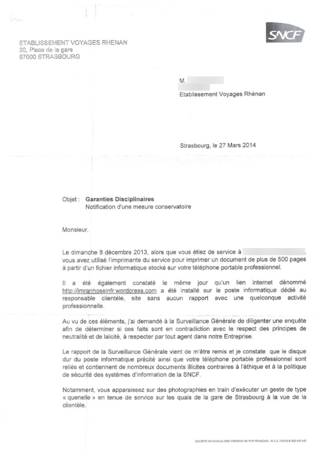 licenciement pour refus de mutation professionnelle