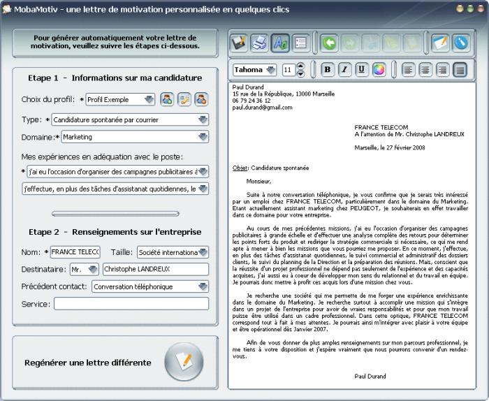 logiciel pour lettre type