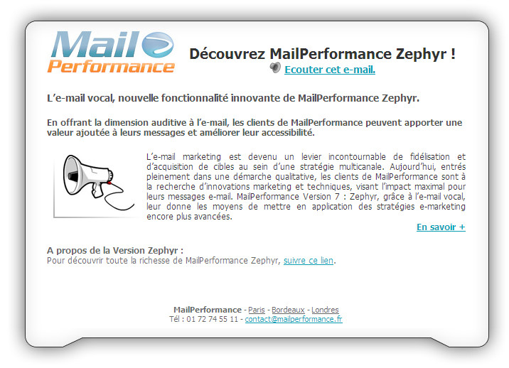 mailing type gratuit