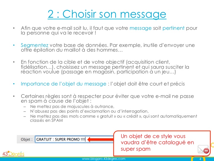 mailing type gratuit