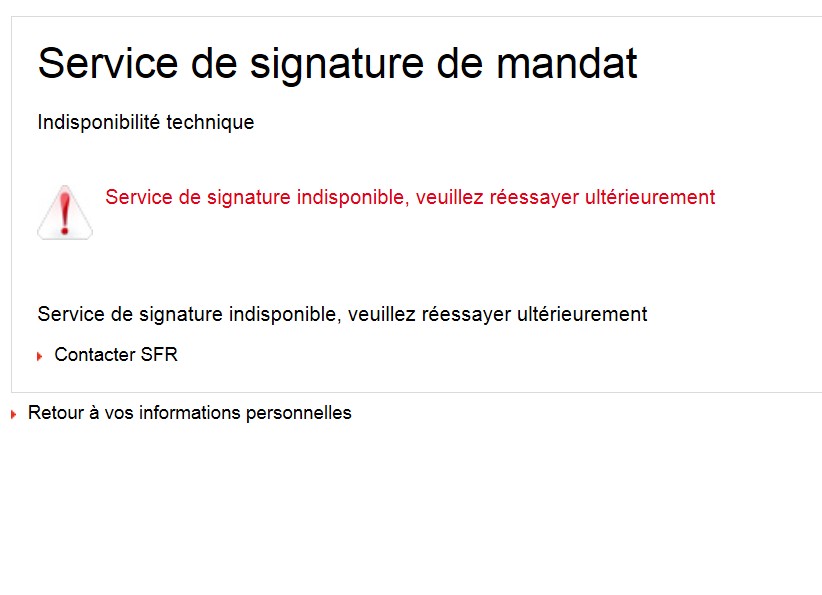 mandat de signature