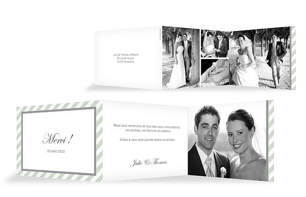 mariage remerciement