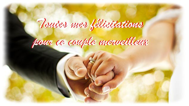 message aux futurs maries