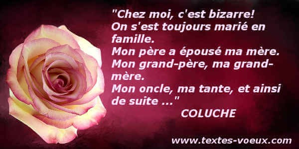 message aux futurs maries